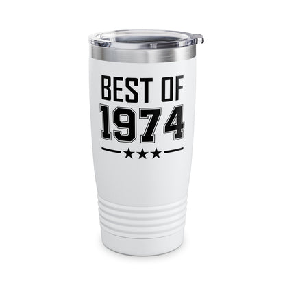 Funny Vintage Best of 1974 50 Year Old Gift 50th Birthday Tumbler For Men Women Tumbler