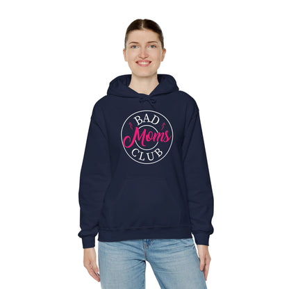 Funny Bad Moms Clubs New Mom Mother Hustler Sarcastic Woman Gift Hoodie