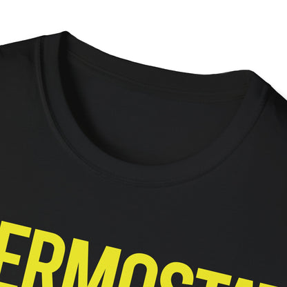 Mens Thermostat Police For A Police Fathers Day Dad Papa T-Shirt