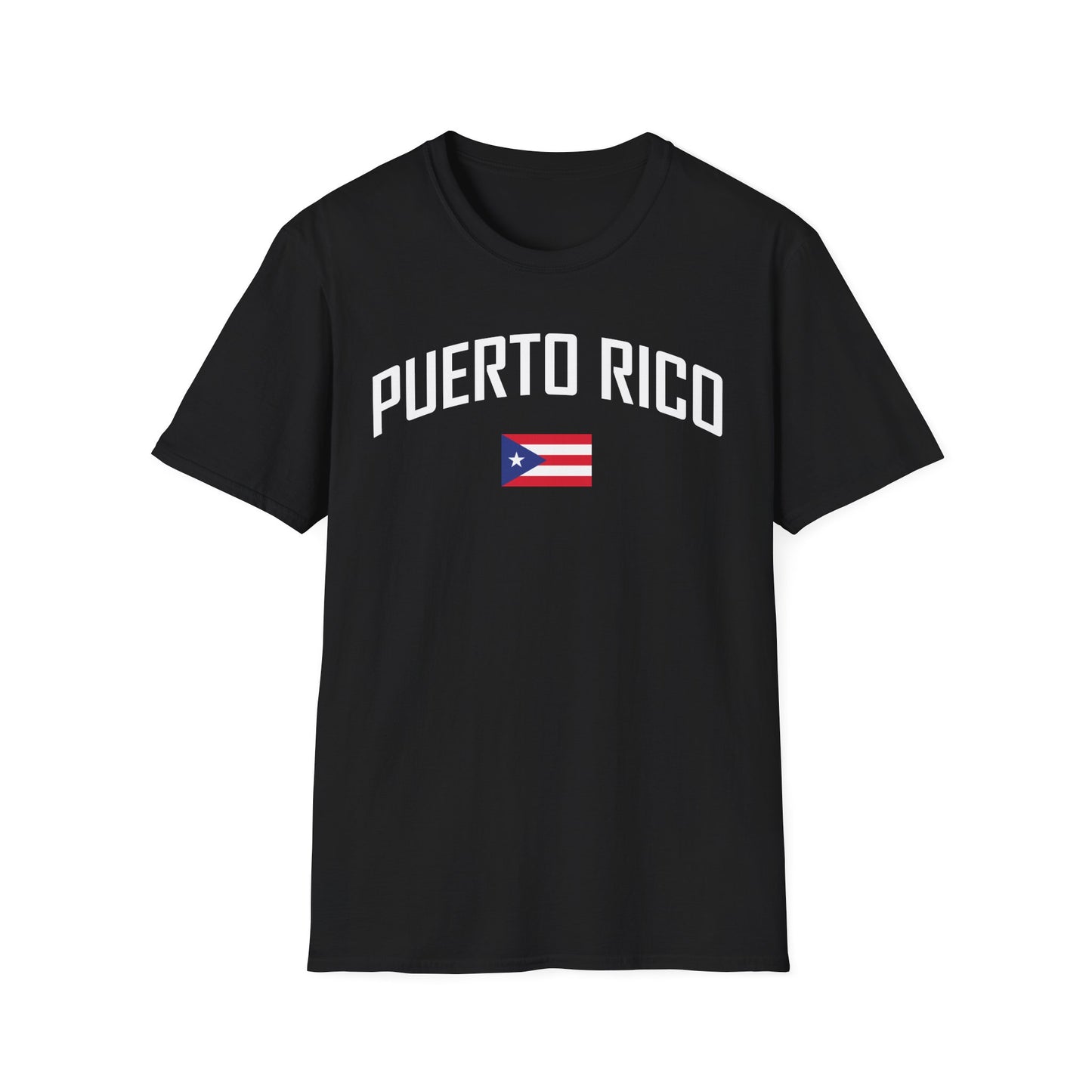 Puerto Rico Flag Retro Text T-Shirt