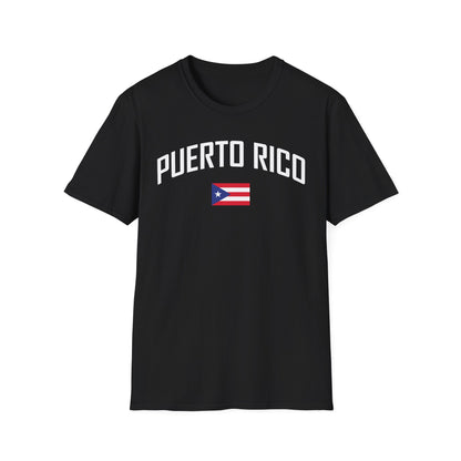Puerto Rico Flag Retro Text T-Shirt