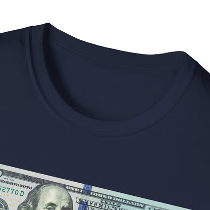 Funny Pro Trump 100 Dollar Bill Donald Trump Signature 4th of July American Patriot Support Trump Gift T-Shirt