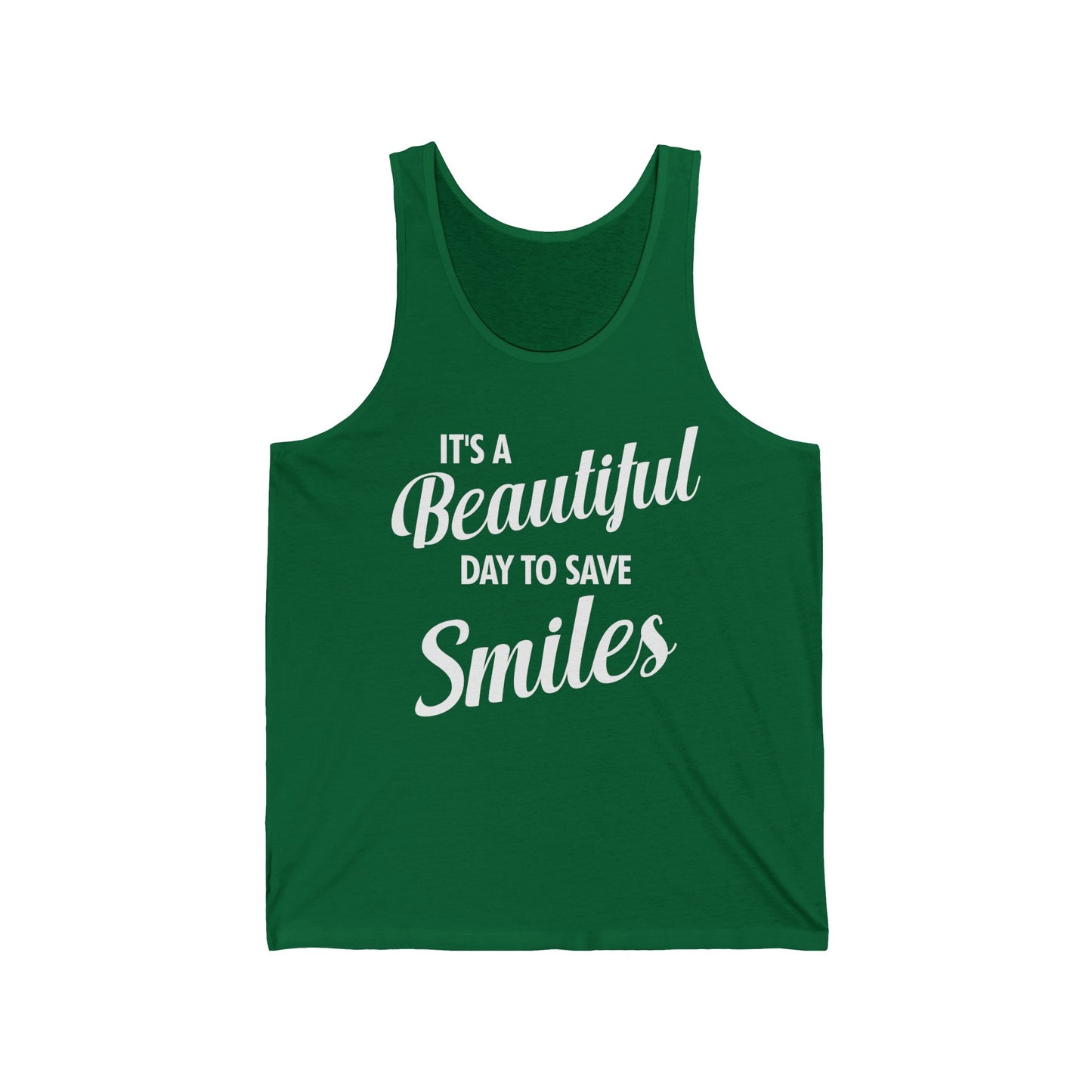 It's a Beautiful Day to Save Smiles Dental Hygienist Funny Dentist Tank Top