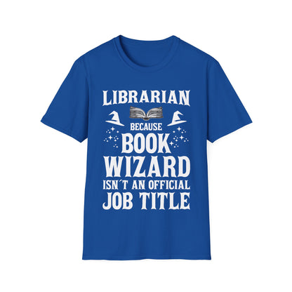 Cool Librarian Book Wizard Art For Men Women Read Library Book Lovers T-Shirt