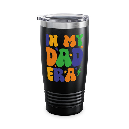 Funny Groovy In My Dad Era Funny Dad Father Daddy Era Tumbler For Men Tumbler