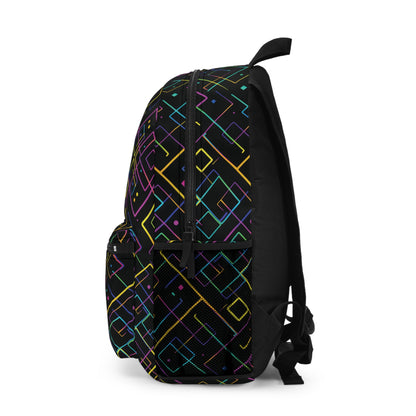 Neon Vibrant Pattern Backpacks for Men Women Kids School Travel, Capacity School Daypack Backpacks