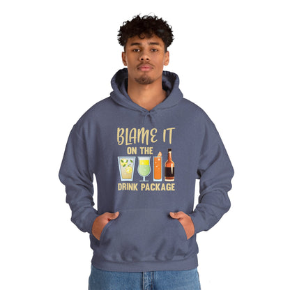 Blame It On The Drink Package Funny Cruise Hoodie For Men Women Hoodie