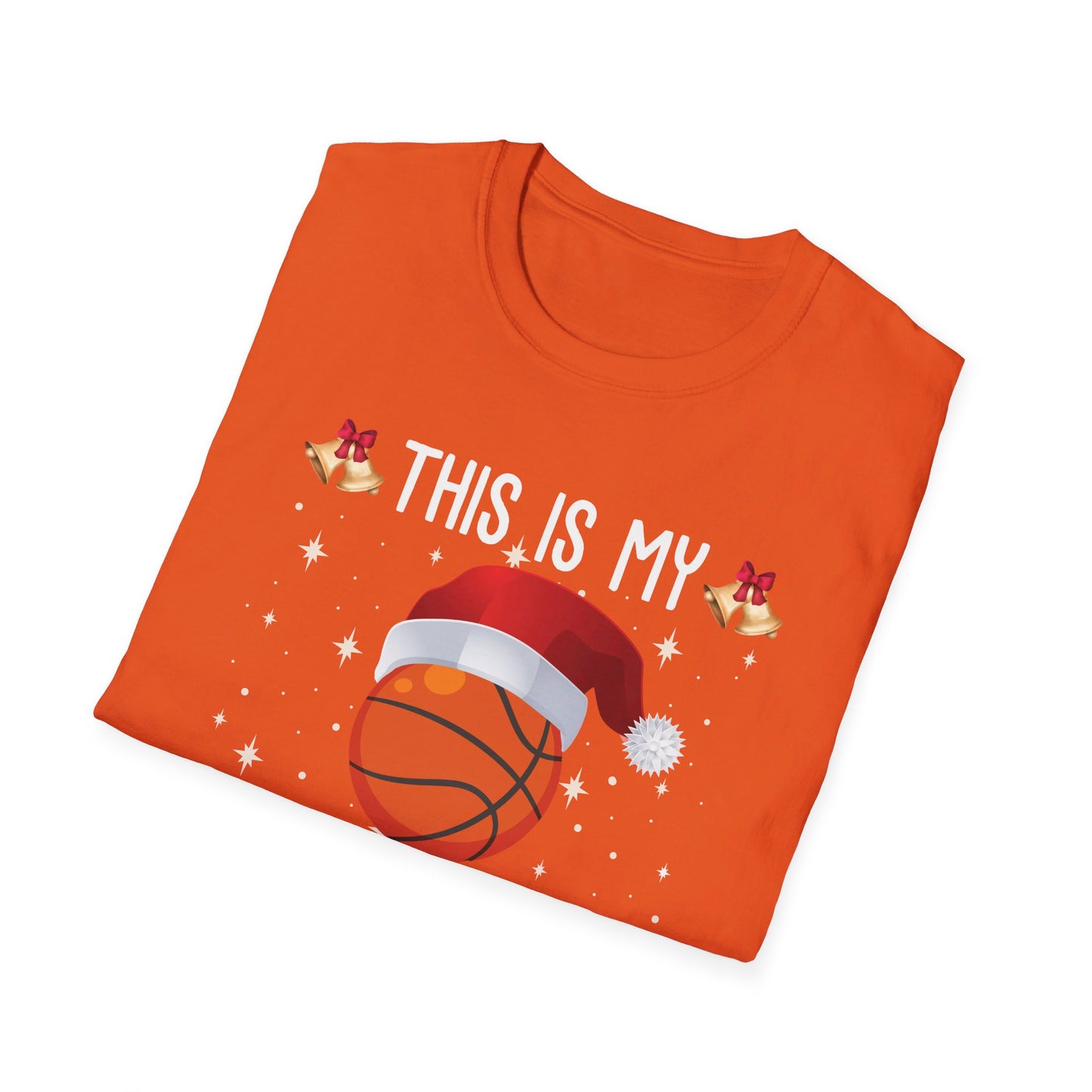 Funny This Is My Christmas Pajama Shirt Basketball Xmas Christmas T-Shirt Men Women