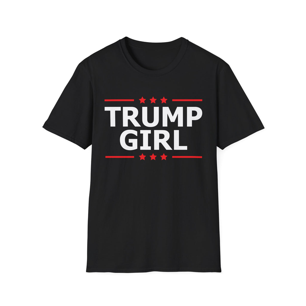 Cute Trump Girl Republican US Flag 2024 Vintage Vote T-Shirt