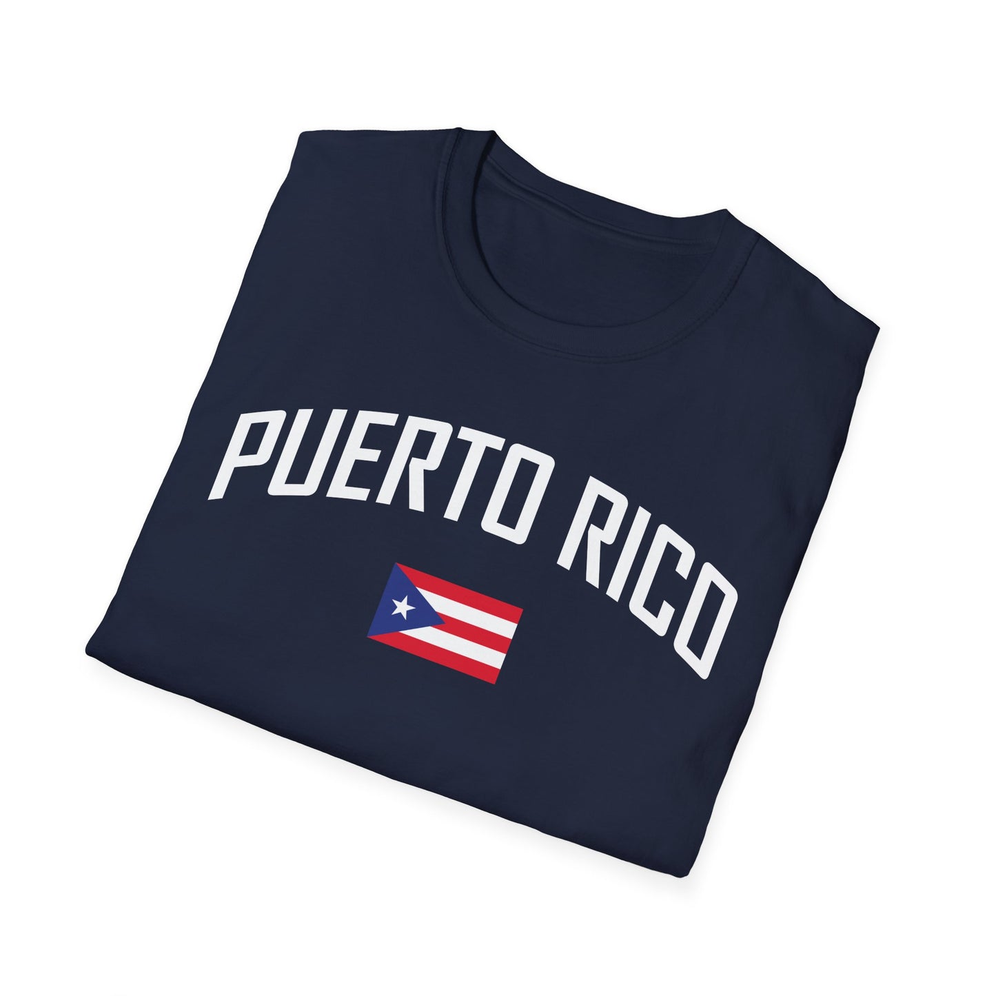 Puerto Rico Flag Retro Text T-Shirt
