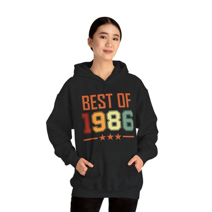 Funny Vintage Best of 1986 40 Year Old Gift 40th Birthday Hoodie For Men Women Hoodie