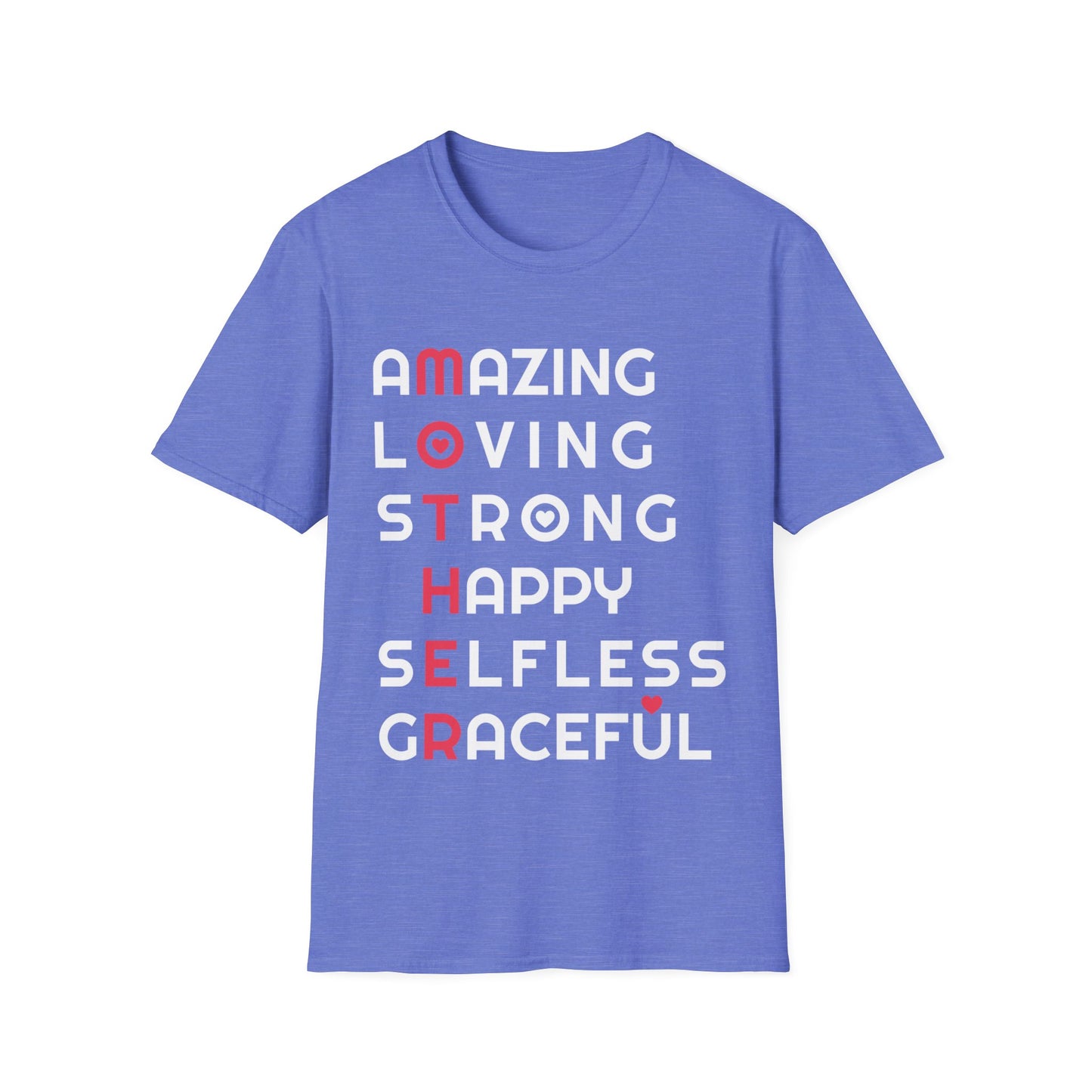 Mother Amazing Loving Strong Happy Selfless Graceful Mothers Day Mom Tshirt