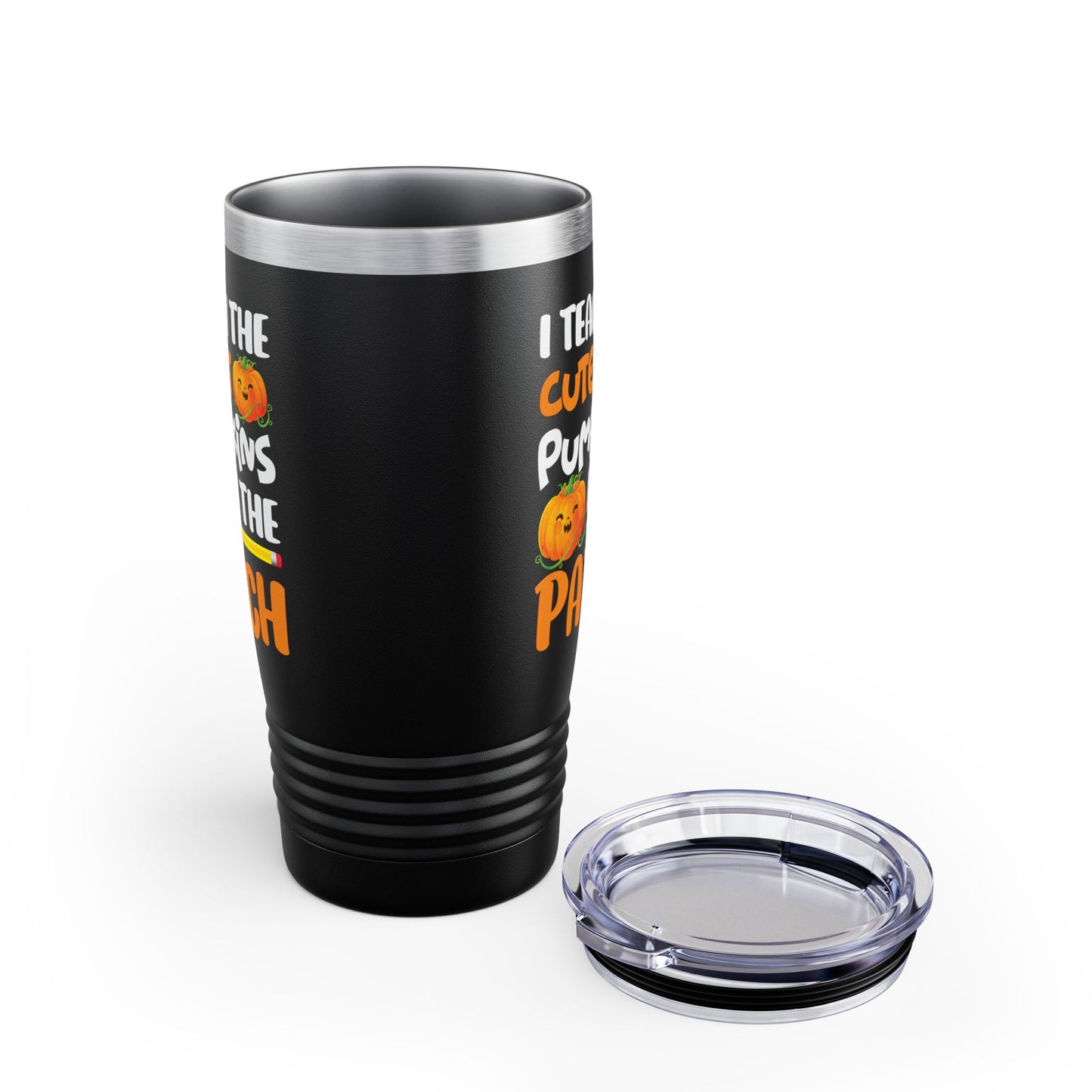 Funny I Teach The Cutest Pumpkins In The Patch Teacher Halloween Pumpkin Tumbler For Men Women