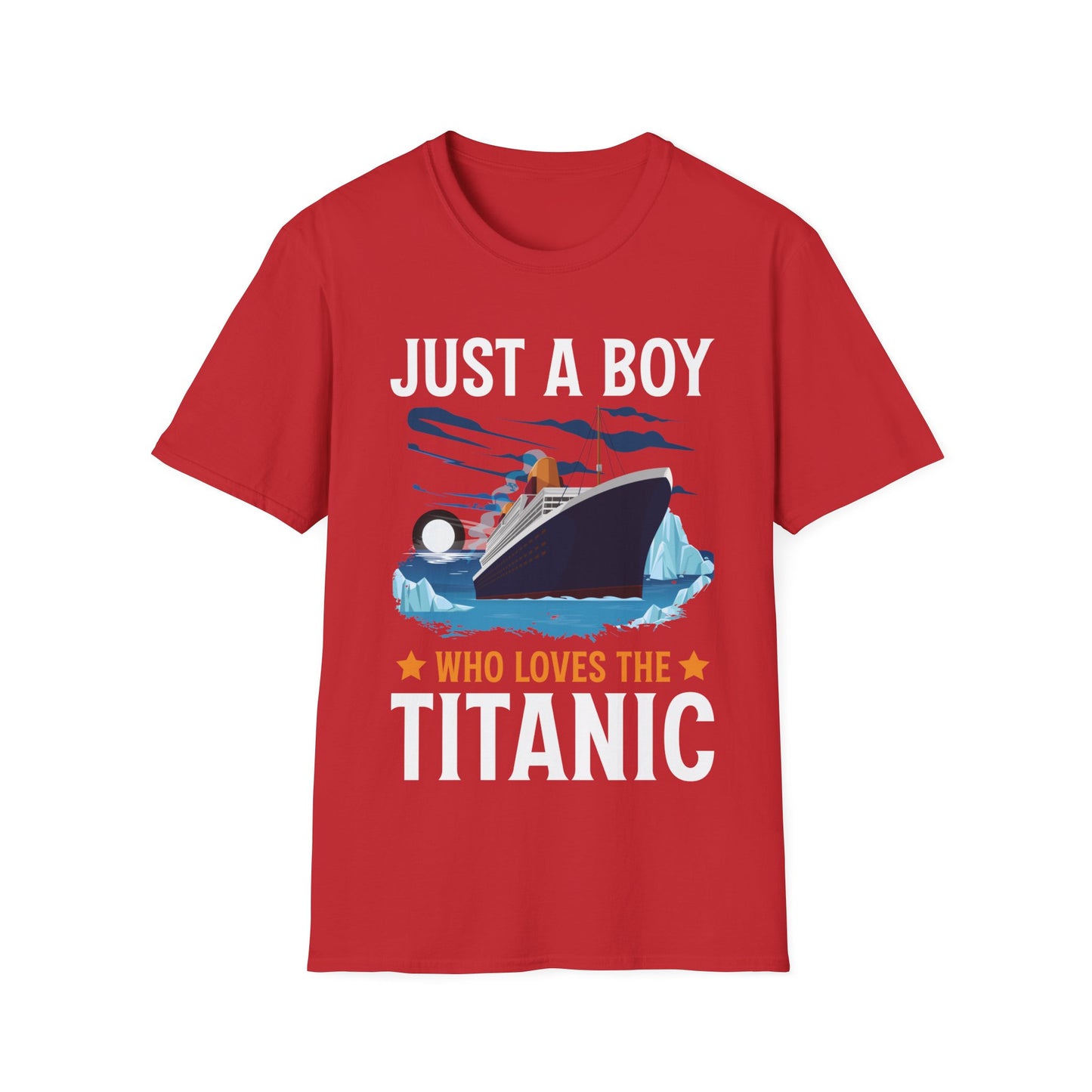 Just A Boy Who Just Loves The Rms Titanic Cruise Ship T-shirt For Men Women