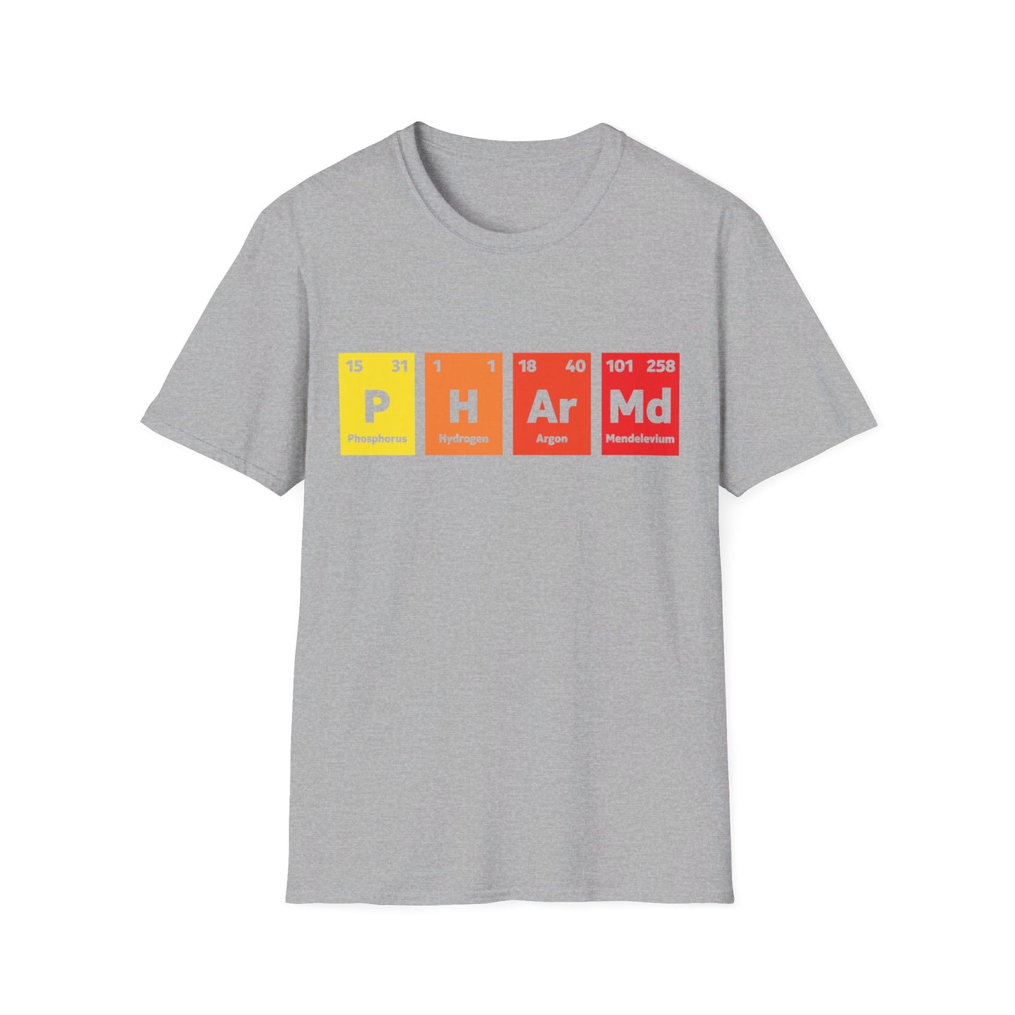 PharmD Pharmacy Graduate Pharmacy School Periodic Table Gift T-Shirt