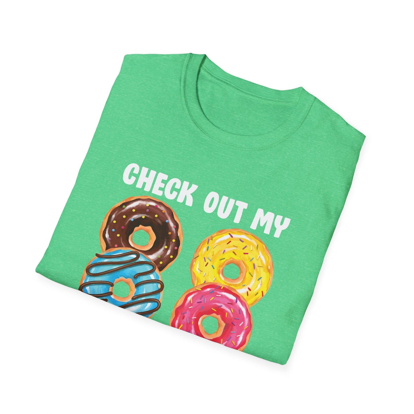 Funny Check Out My Six Pack Donut Gym Foodie T-Shirt