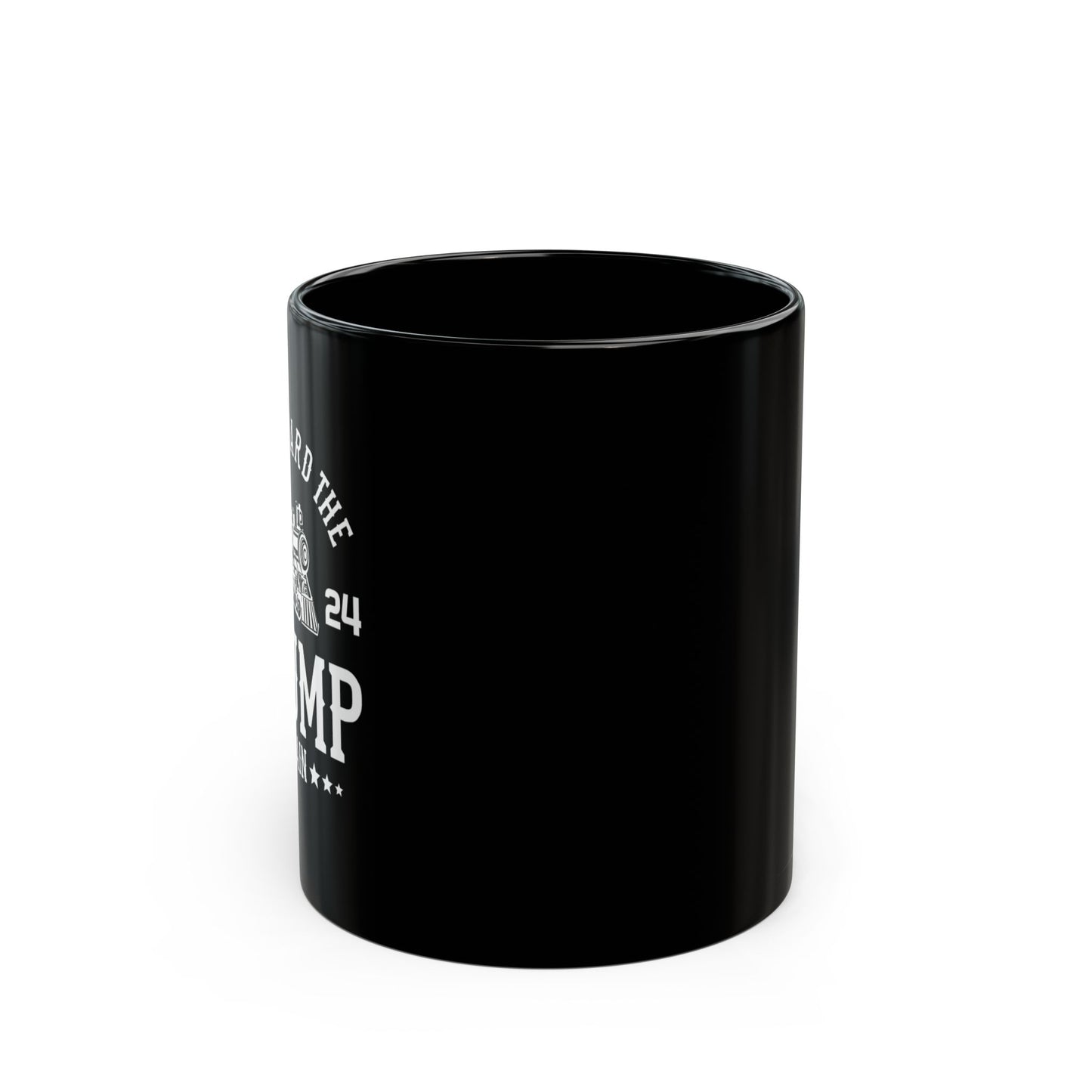 Pro-Trump All Aboard Train Trump 2024 coffee mug