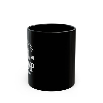 Pro-Trump All Aboard Train Trump 2024 coffee mug