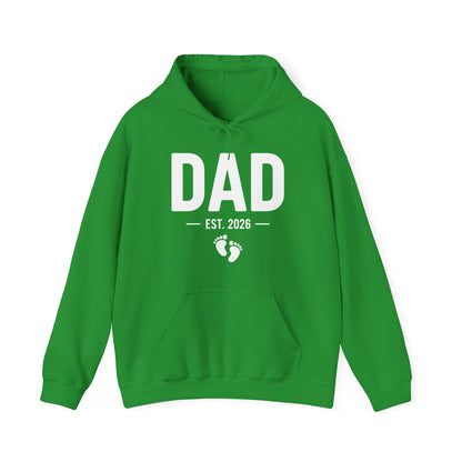 Funny Dad Est 2026 To Be Gifts First Time Dad New Daddy Hoodie For Men Women