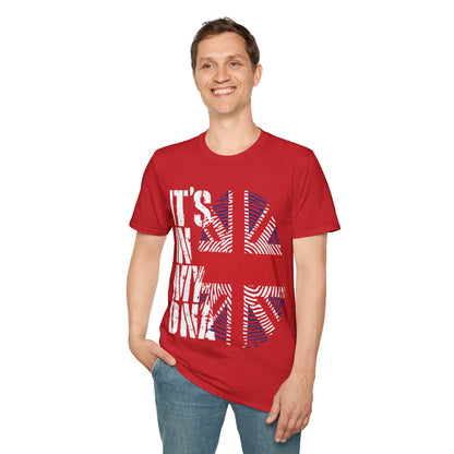 Funny Its In My DNA British Flag England UK Britain Union Jack T-Shirt For Men Women T-Shirt