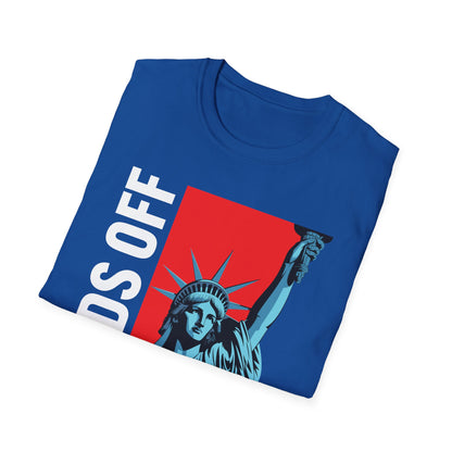 Resist Statue of Liberty Hands Off Resistance Protest T-Shirt For Men Women