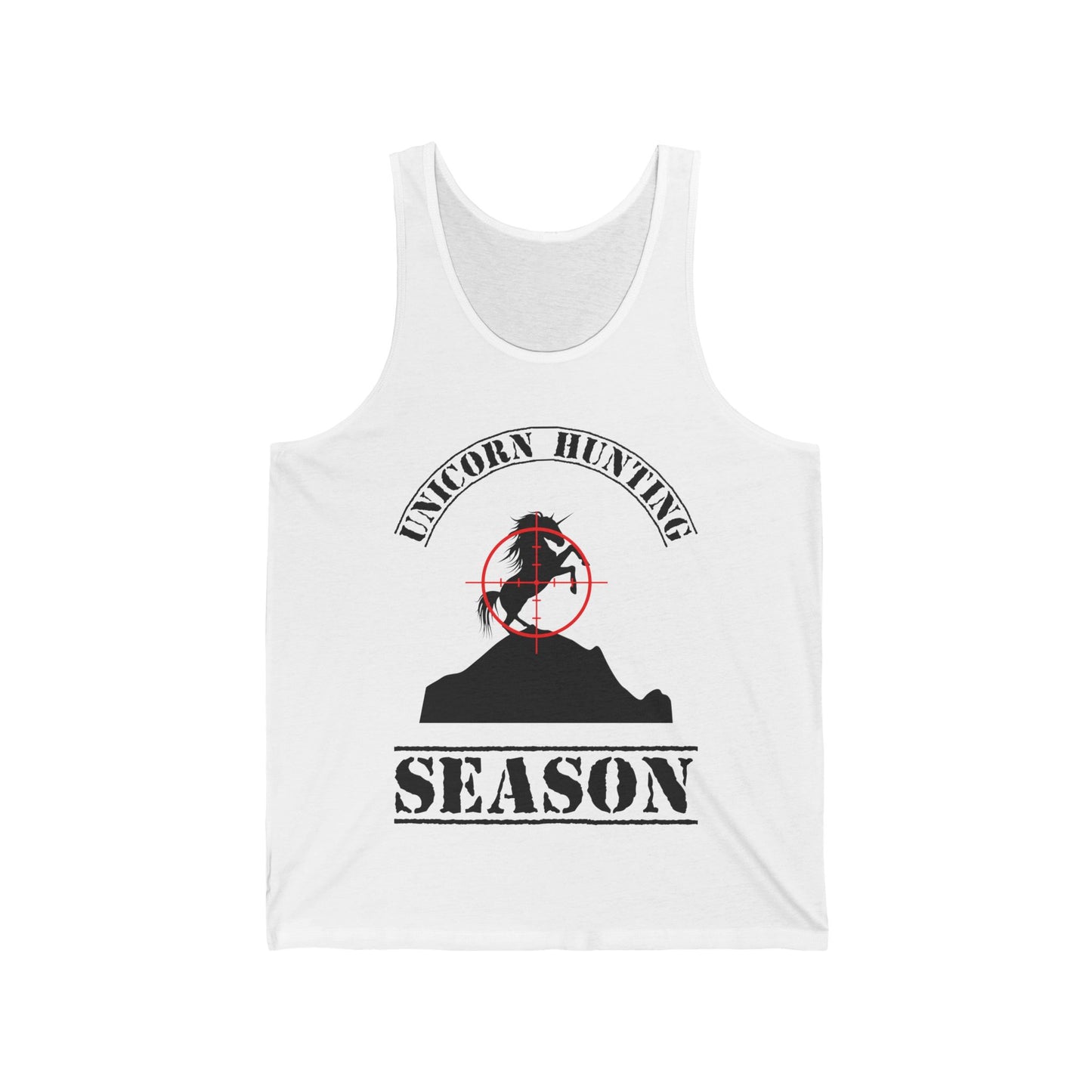 Funny Unicorn Hunting Season Inquire Within Hunting Tank Top Men Women