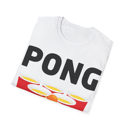 Funny Beer Pong Drinking Halloween Carnival Partner Costume T-Shirt For Men Women T-Shirt