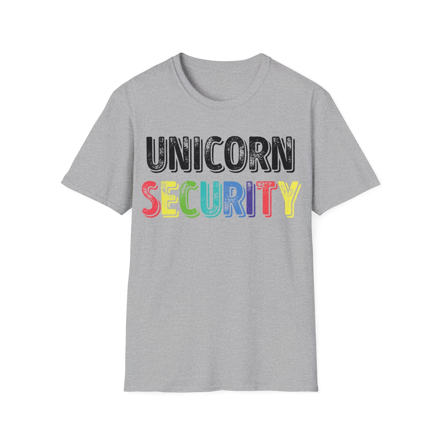 Funny Unicorn Security Costume Police T-Shirt Men Women Kids