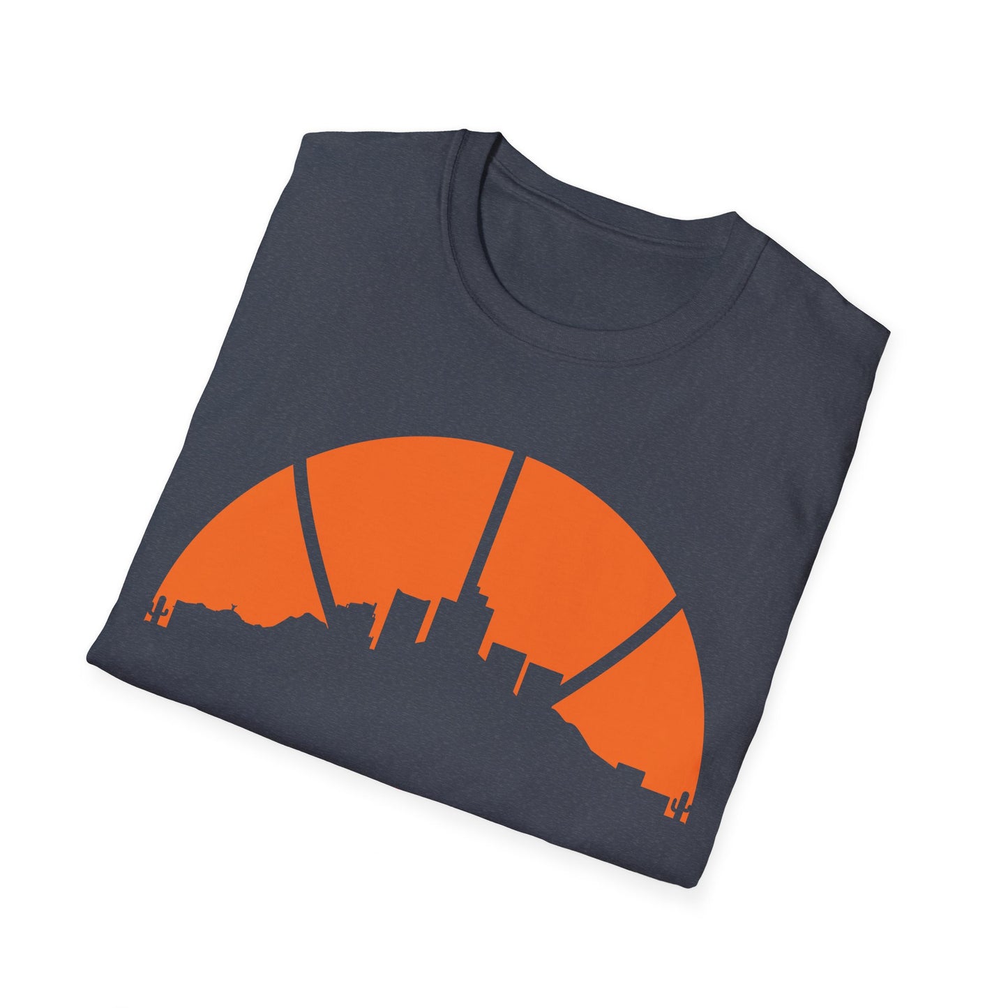 Phoenix Skyline Basketball B-Ball Arizona City Retro T-Shirt For Men Women