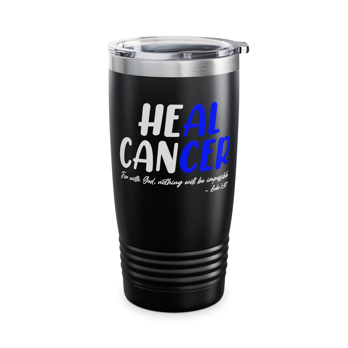 Colon Cancer Faith Bible Verse CRC Awareness Support Heal Family Tumbler For Men Women