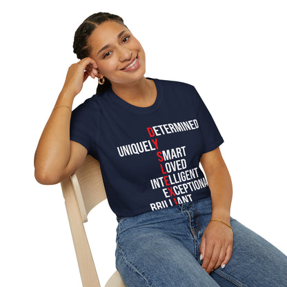 Dyslexia Awareness Teacher Therapist Unique Dyslexic Reading Therapy T-Shirt Men Women