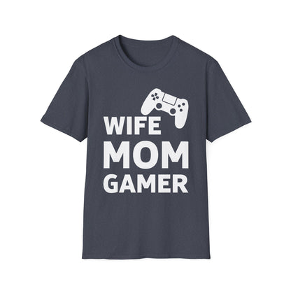 Wife Mom Gamer Gift for Gaming Women T-Shirt