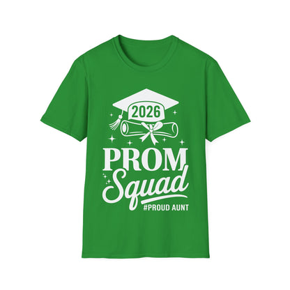 Prom Squad 2026 Proud Aunt Graduate Prom Class of 2026 T-Shirt