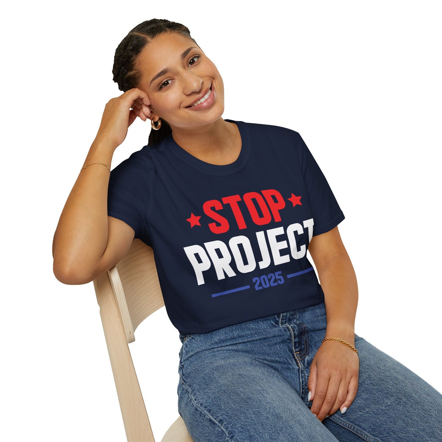 Stop Project 2025 T-Shirt For Women Men T-Shirt