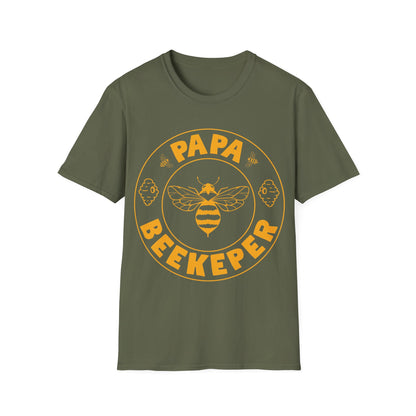 Papa Beekeeper Bee Whisperer Distressed Retro Beekeeping T-Shirt For Men Women T-Shirt