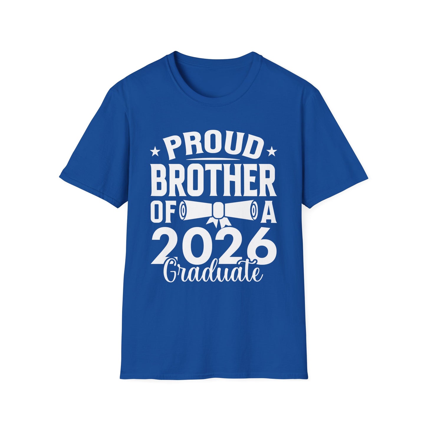 Retro Graduation Proud Brother Of A 2026 Graduate Senior T-Shirt For Men Women