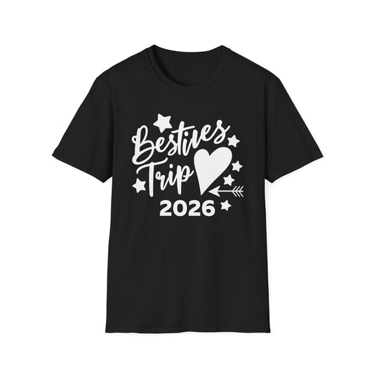 Funny Besties trip or Weekend 2026 For Girls and Women Vacation T-Shirt