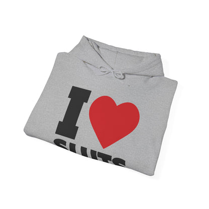 I Love Sluts Hoodie I Heart Sluts Baby Tee Hoodie For Men Women Hoodie