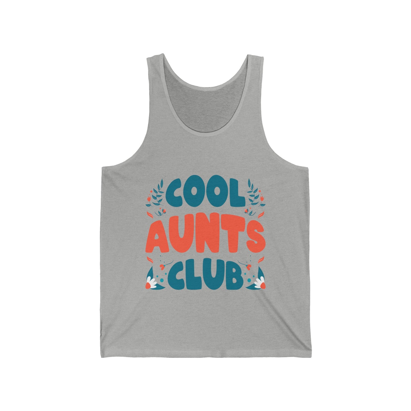 Cool Aunts Club Groovy Retro Smile Aunt Auntie Funny Mother's Day Tank Top