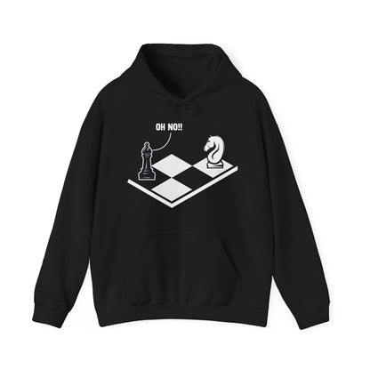 Funny Oh No Knight To Pawn Chess Player Gift Idea Board Game Hoodie For Men Women Hoodie