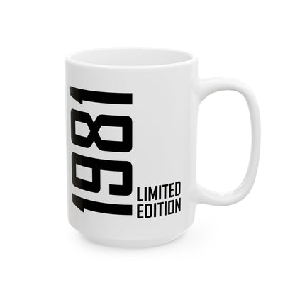 45 th Birthday 45 Years 1981 Gift Coffee Mug For Men Women