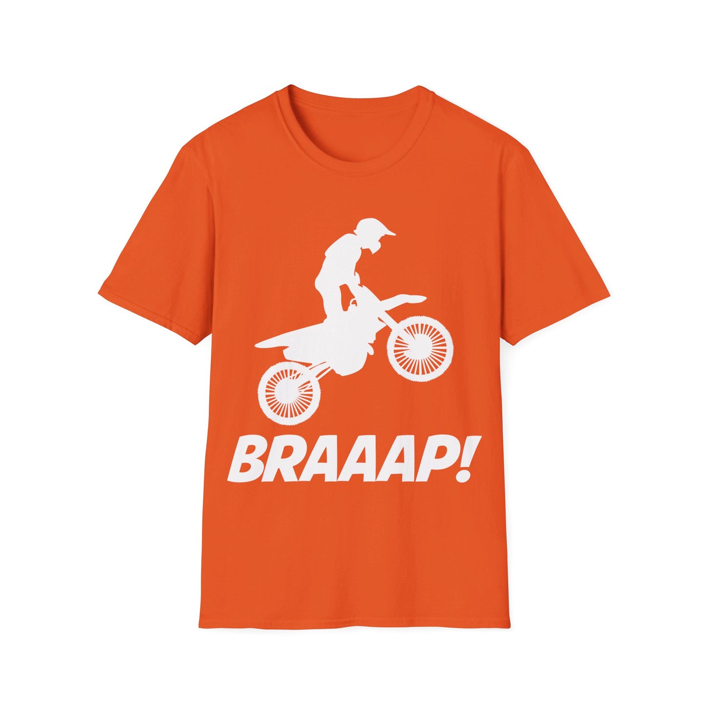 Funny Brraaap Dirt Bike Motocross Bikers Rider T-Shirt For Riders Men Women