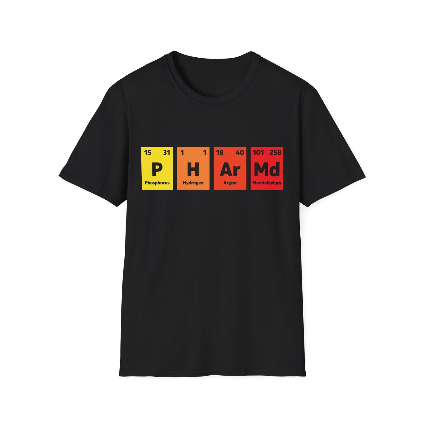 PharmD Pharmacy Graduate Pharmacy School Periodic Table Gift T-Shirt