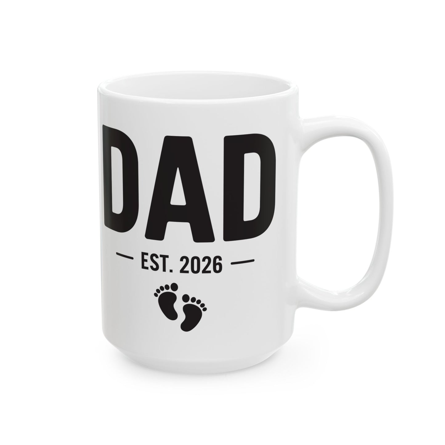 Funny Dad Est 2026 To Be Gifts First Time Dad New Daddy Coffee Mug For Men