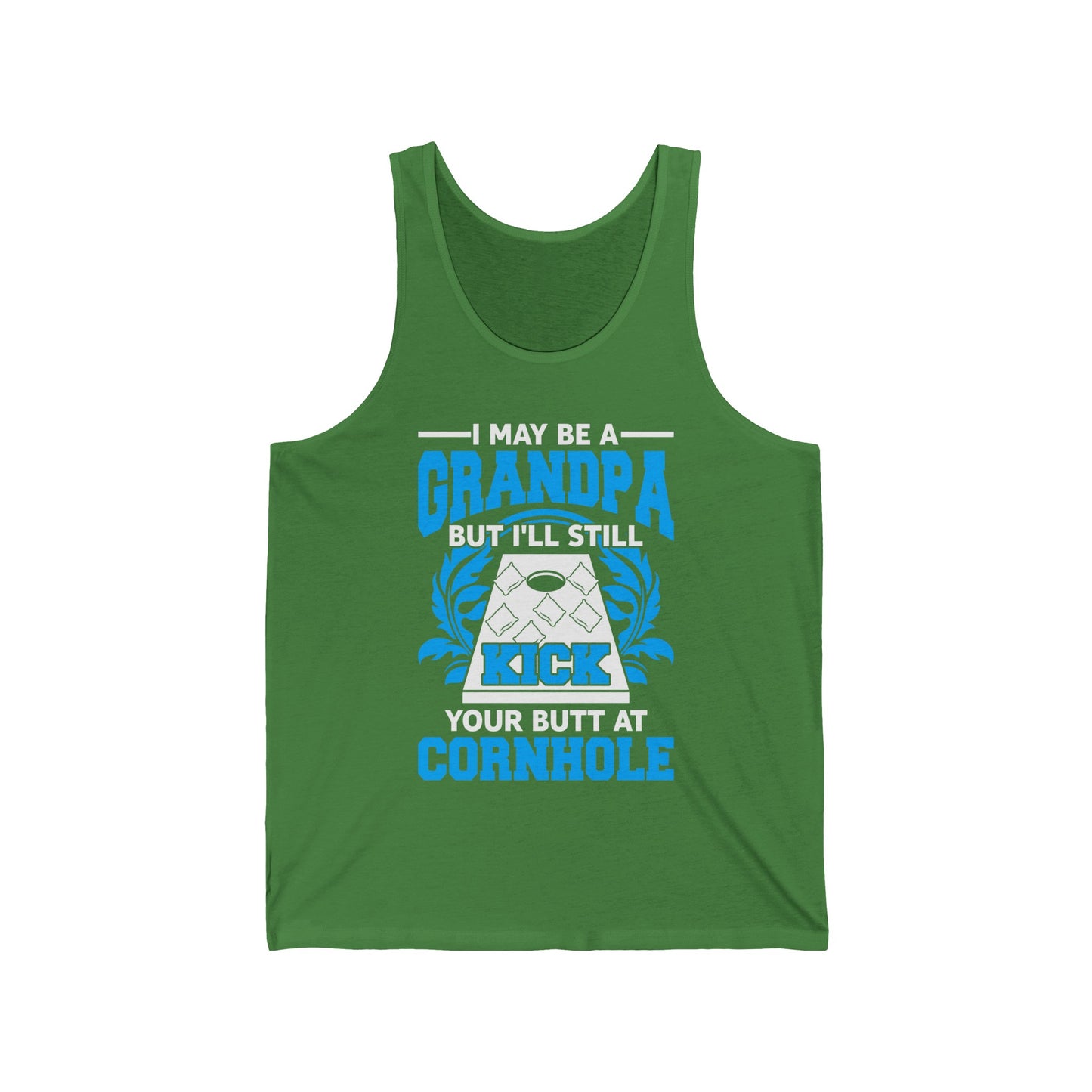 Funny Cornhole Grandpa Cornhole Grandfather Funny Tank Tops