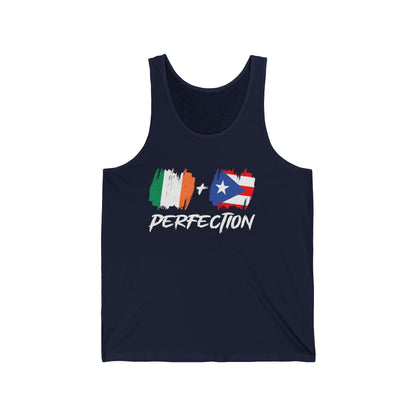 Irish Plus Puerto Rican Perfection Heritage Tank Top For Men Women Tank Top