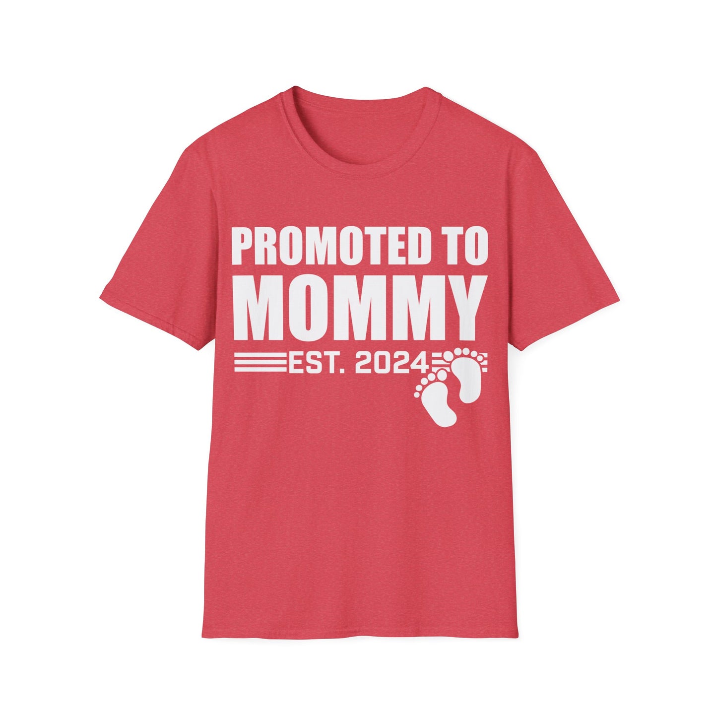 Promoted To Mommy 2024 Pregnancy Announcement Mothers Day Mom To Be T-shirt