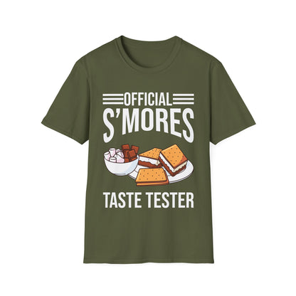 Funny Official Smores Taste Tester Smore Lover Food Foodie T Shirt Men Women