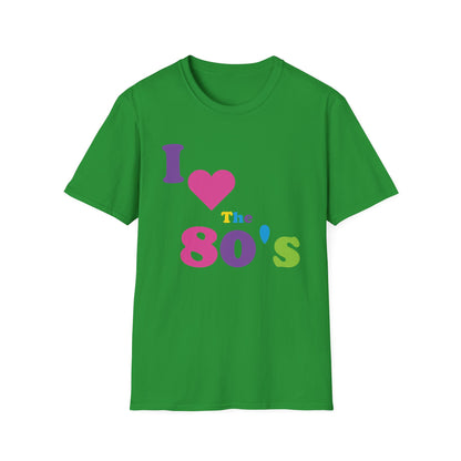 Women I Love The 80s Shirt Disco 80s Costumes Retro T-Shirt