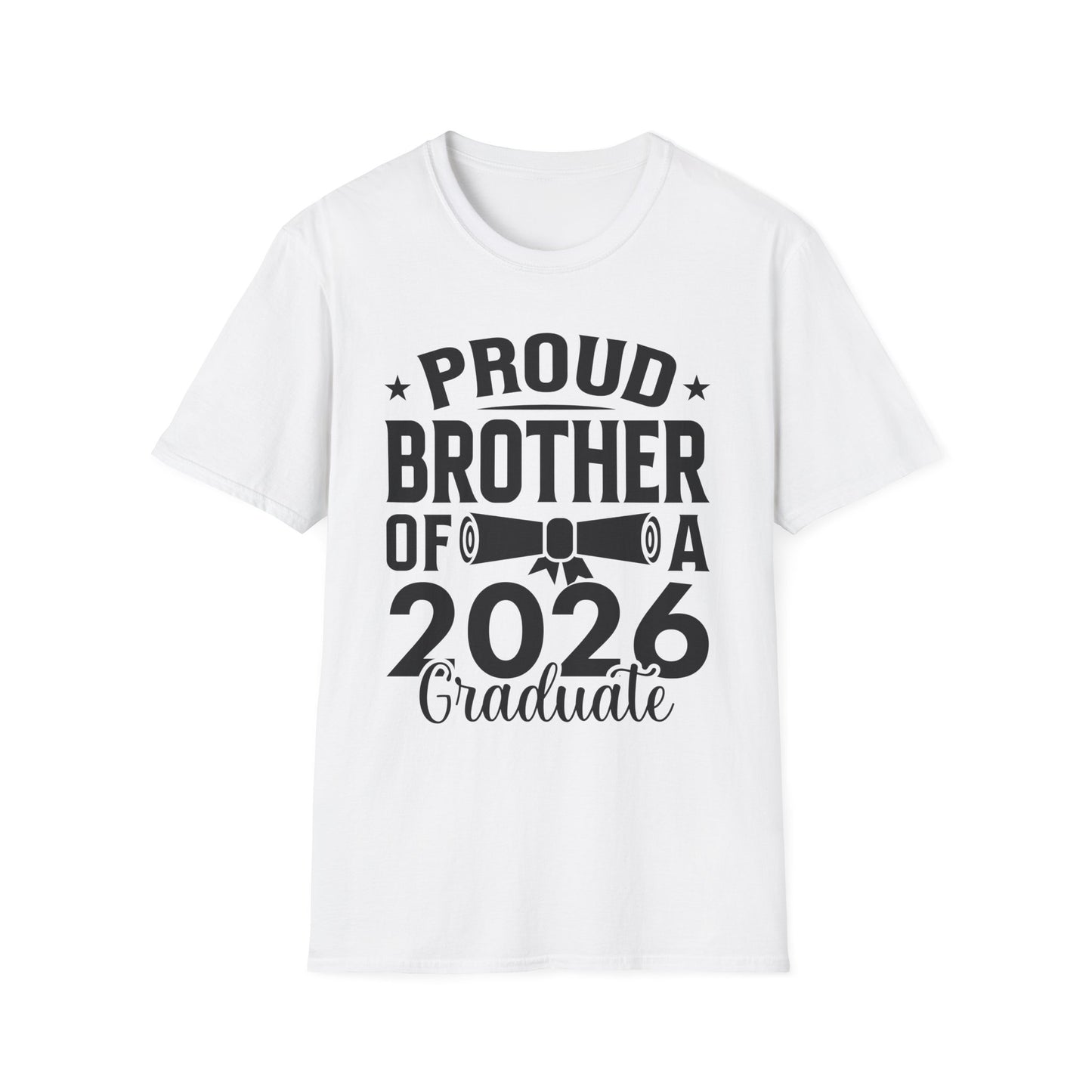 Retro Graduation Proud Brother Of A 2026 Graduate Senior T-Shirt For Men Women